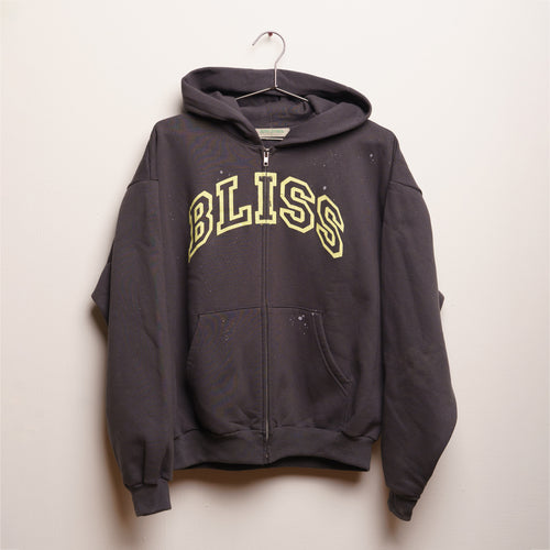 BLISS zip up (gray/yellow)