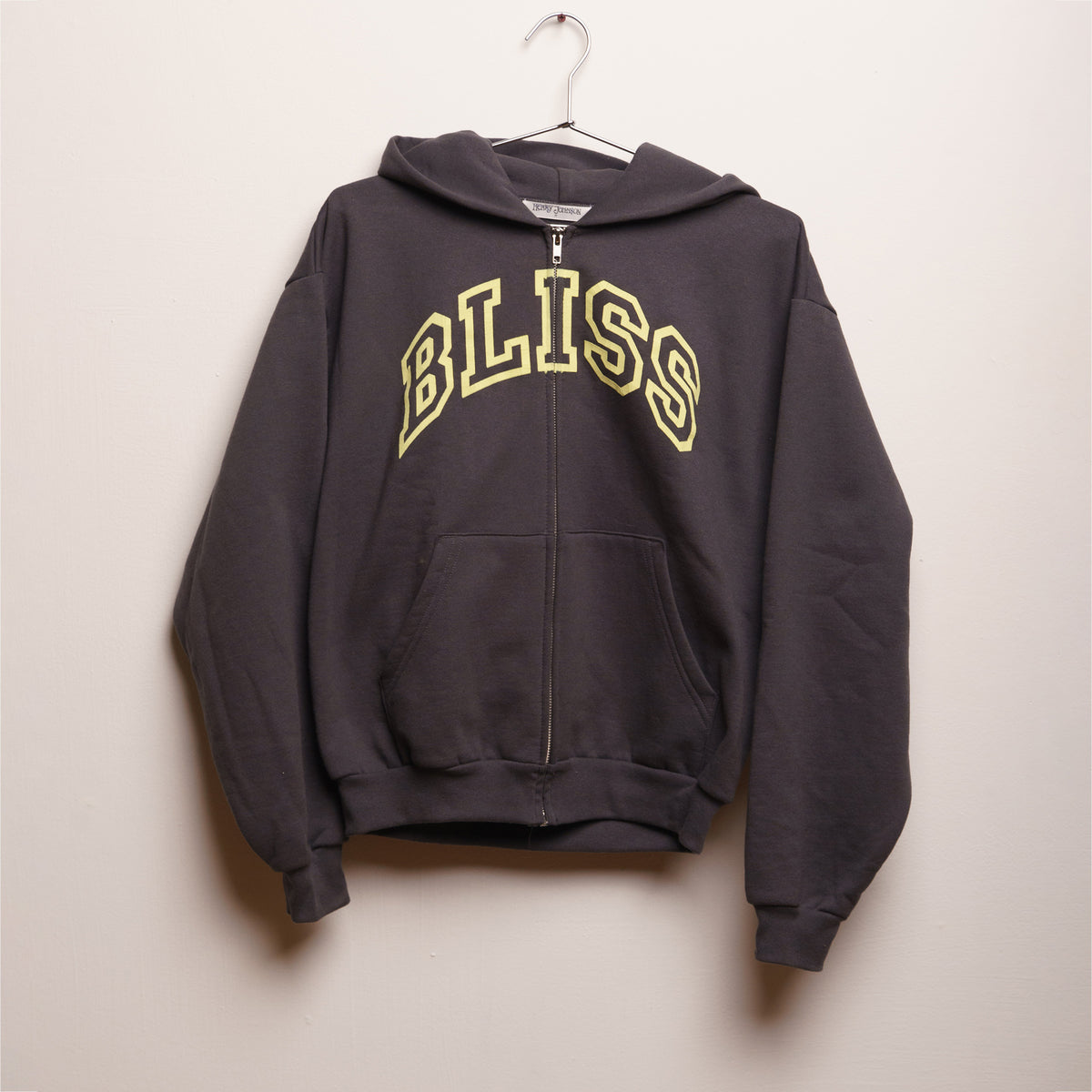 BLISS zip up (gray/yellow)