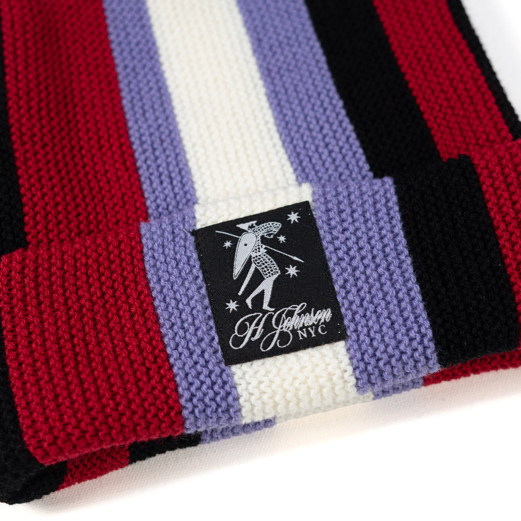 Wool Stripe Beanie