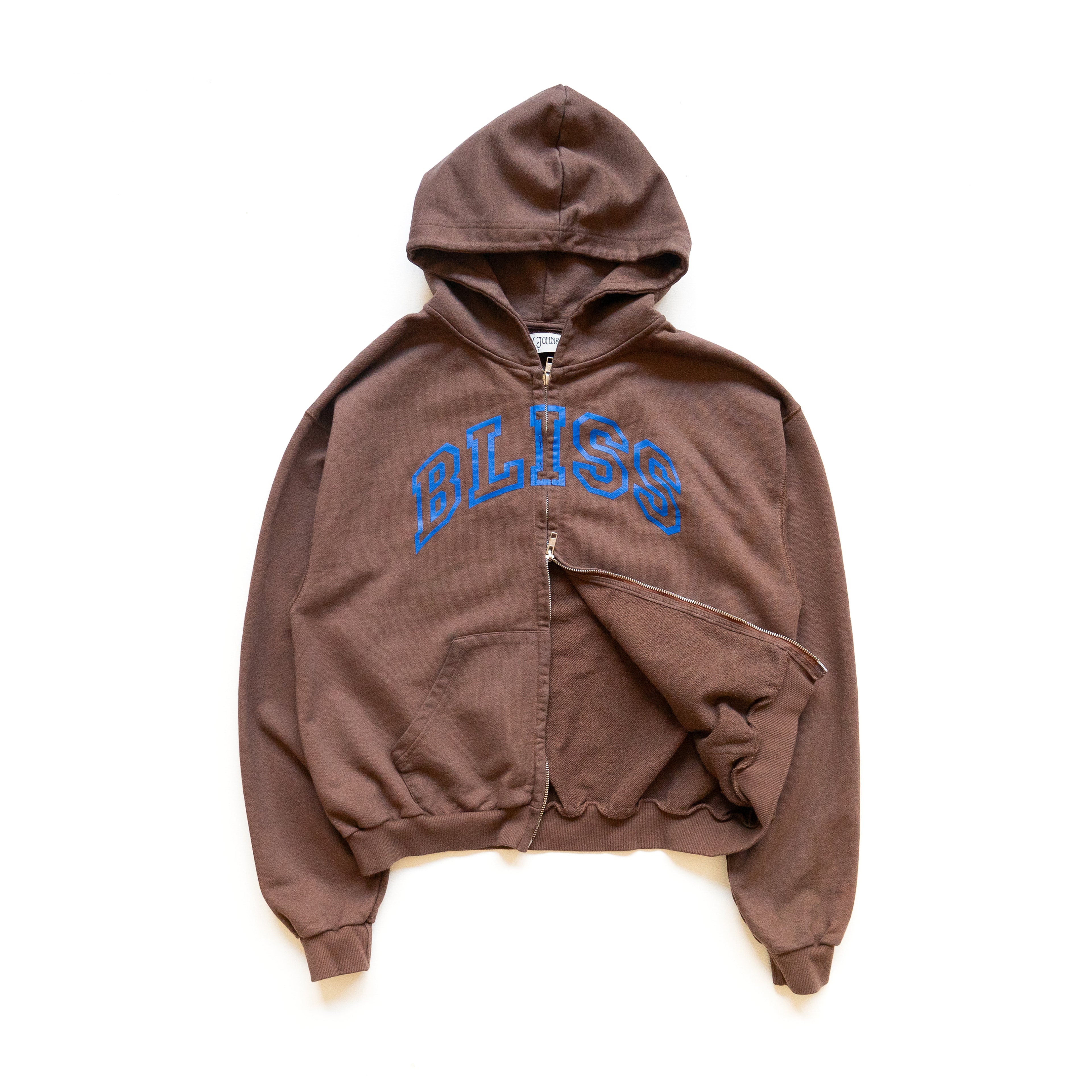 BLISS zip-up (brown)