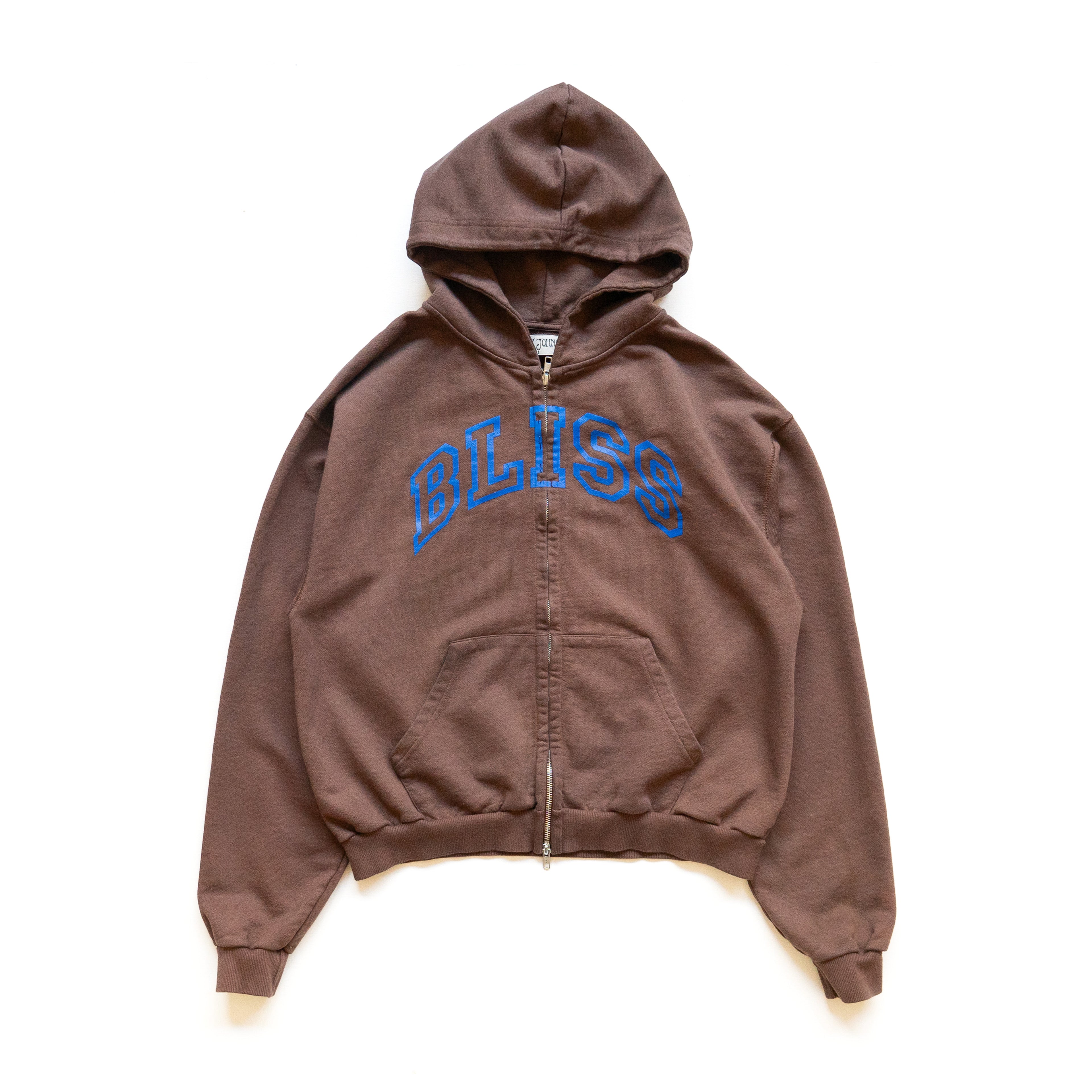 BLISS zip-up (brown)