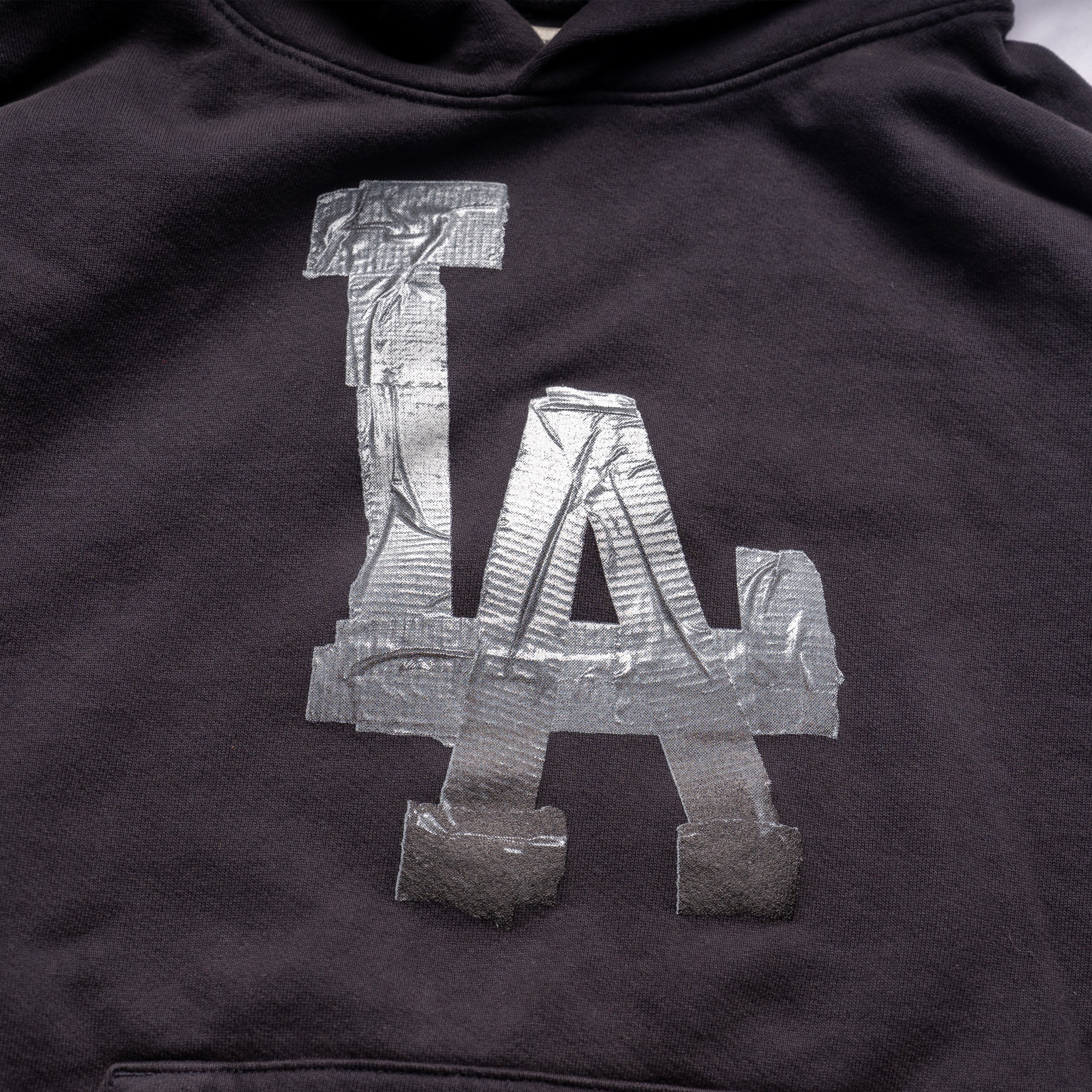 LA duct tape hoodie (black)