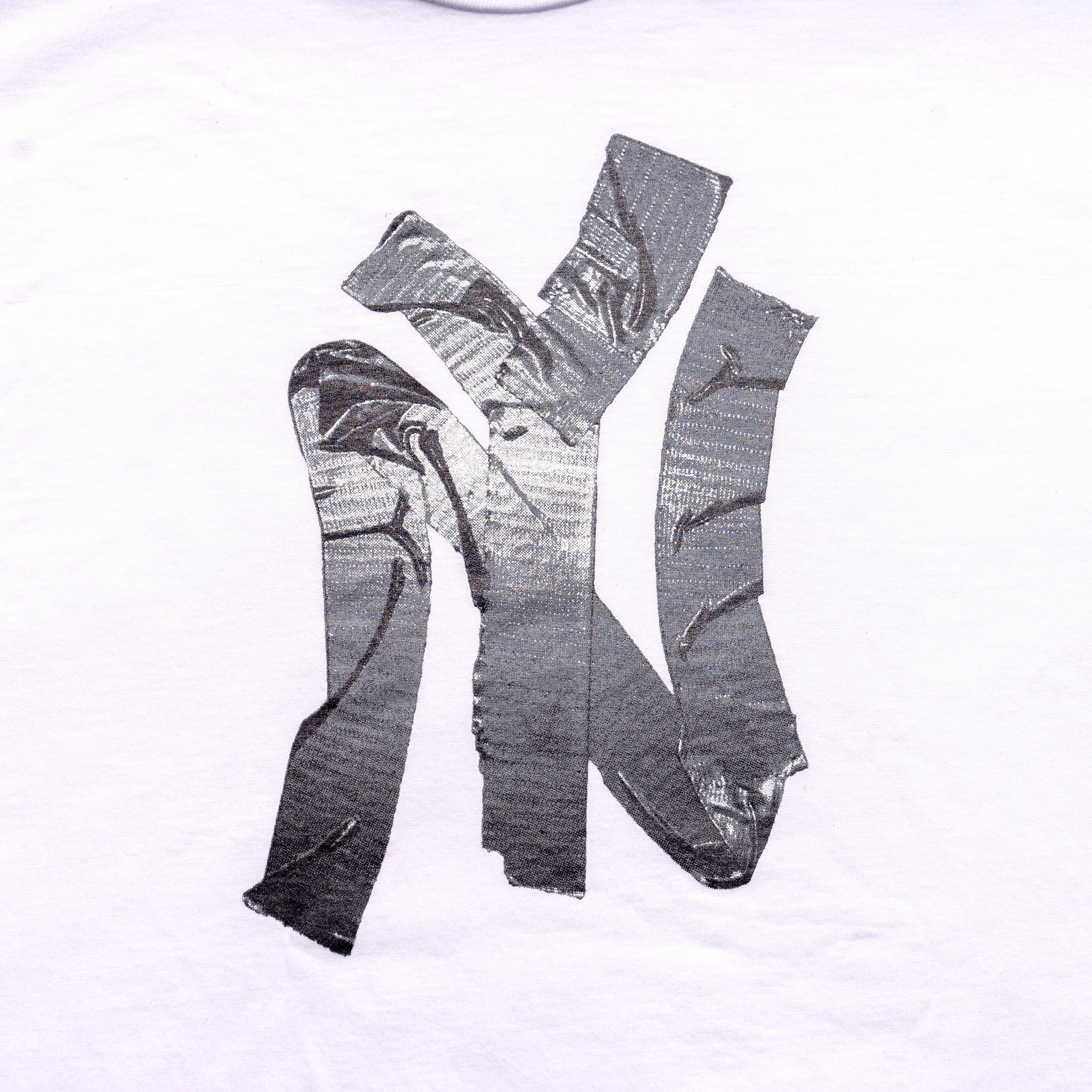 Ny duct tape tee (white)