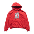 NY duct tape hoodie (red)