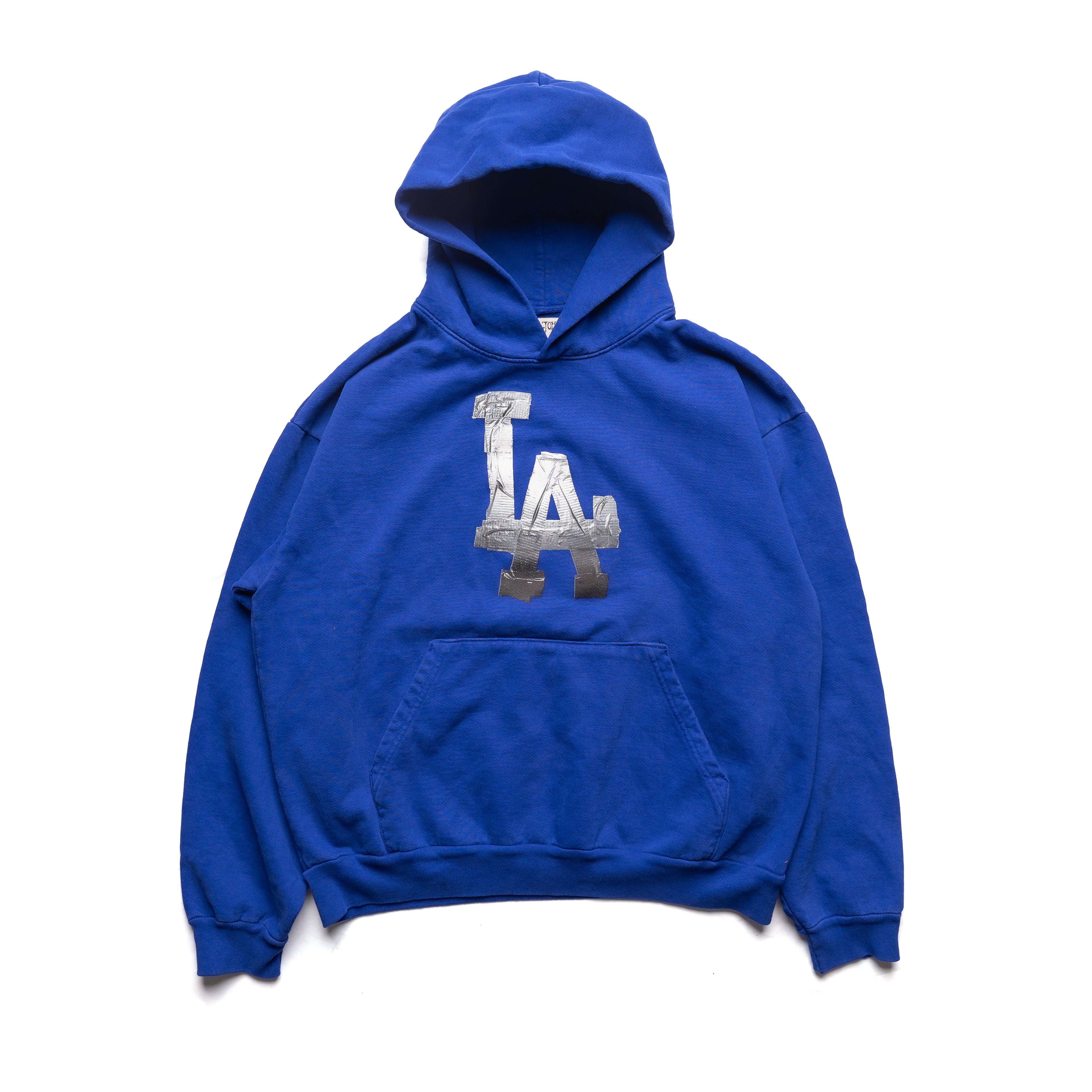 LA duct tape hoodie (blue)