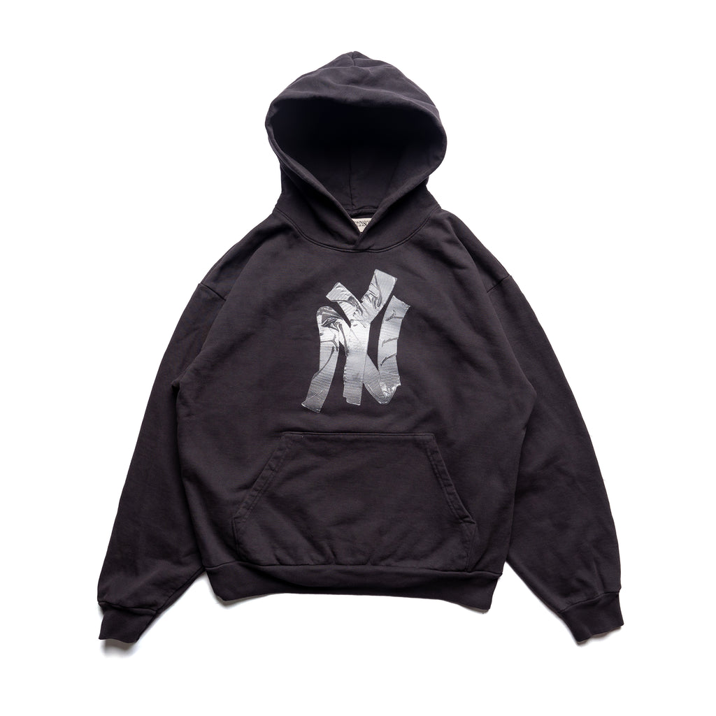 NY duct tape hoodie (black)