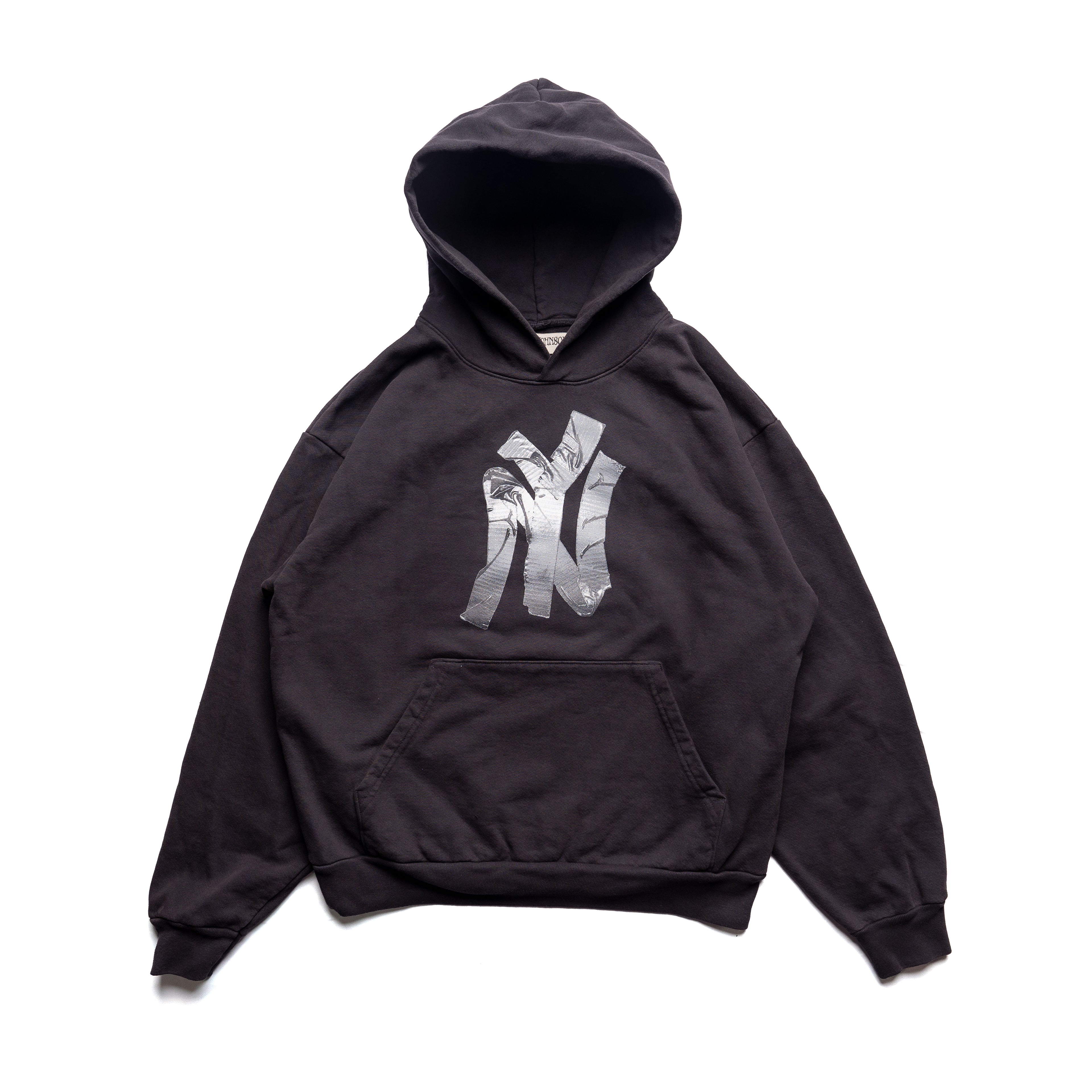 NY duct tape hoodie (black)