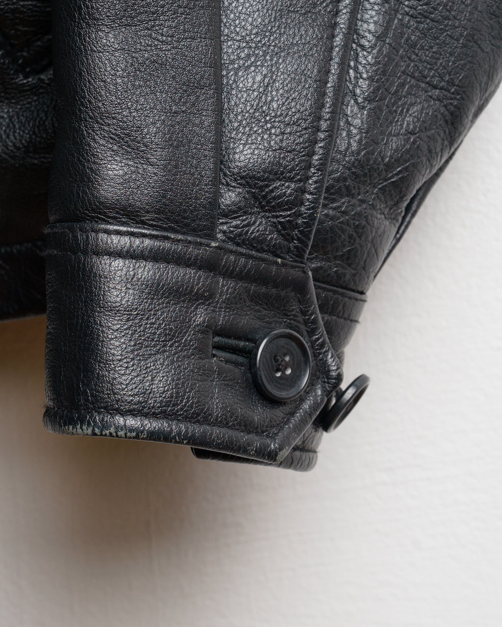 Reaper painted leather jacket