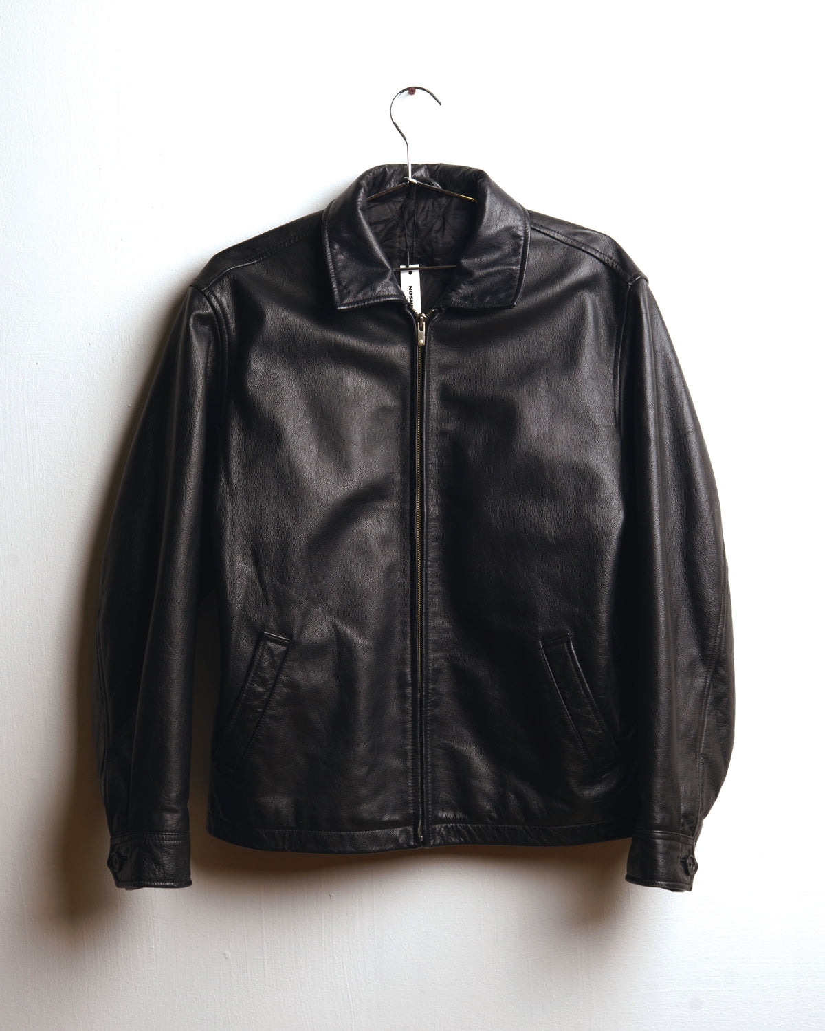 Reaper painted leather jacket